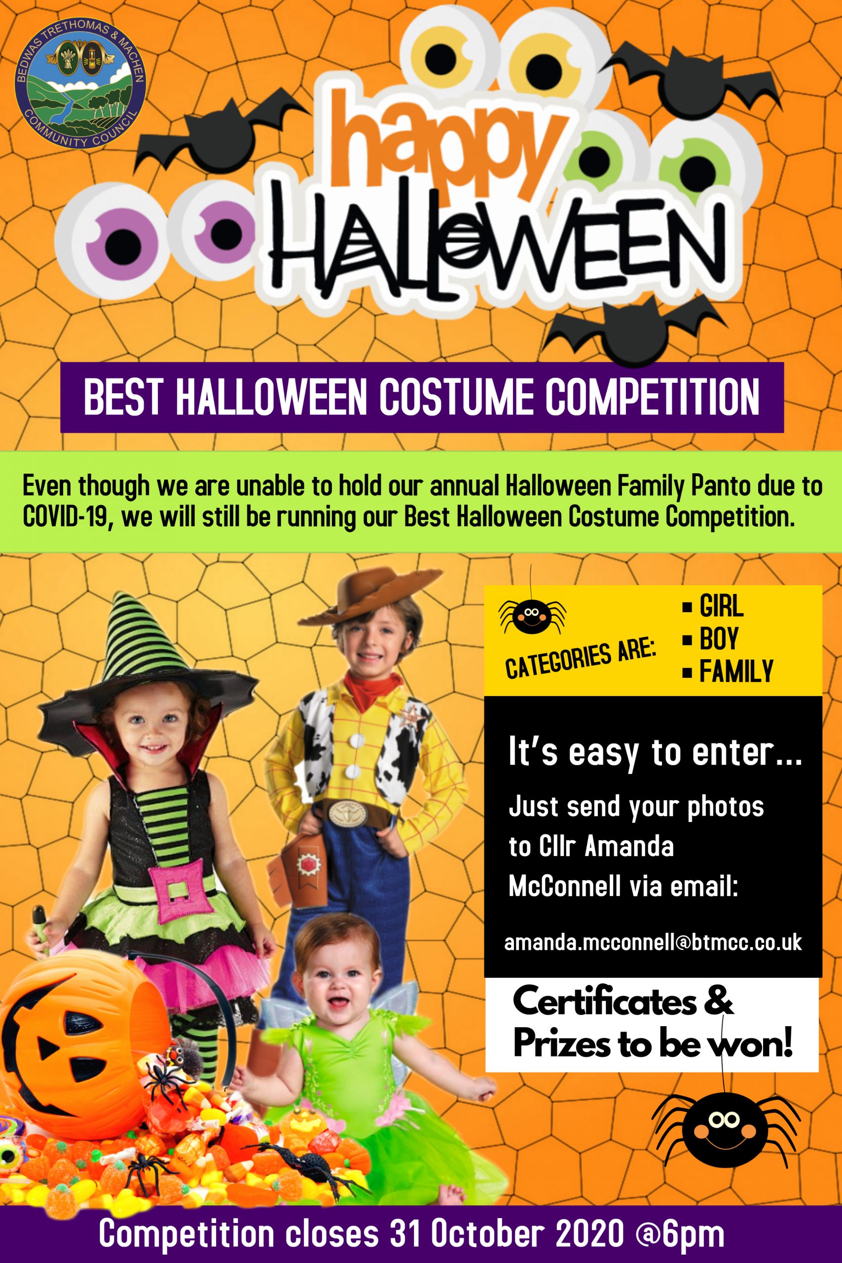 Best Halloween Costume Competition Bedwas, Trethomas & Machen