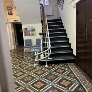 Foyer with stairlift at BTM Council Offices
